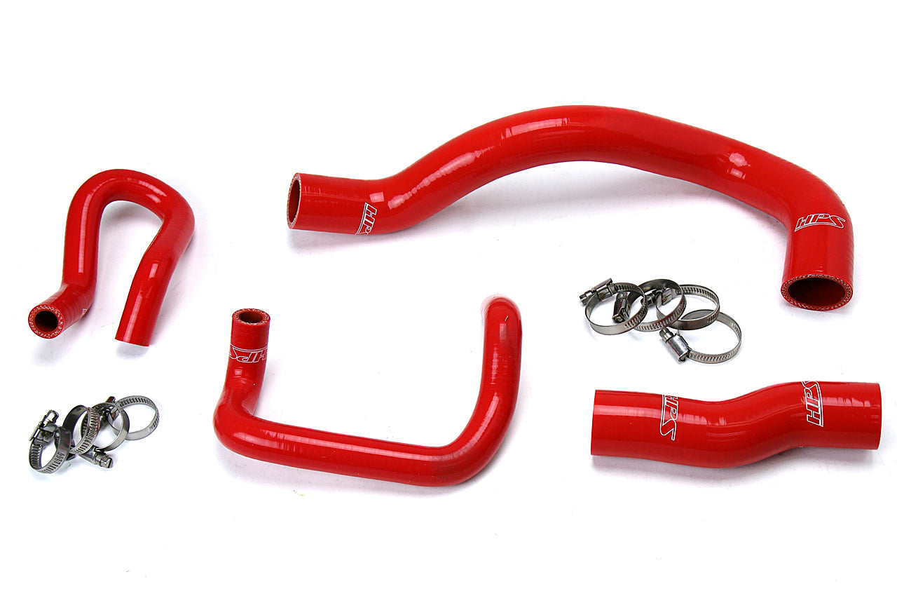HPS Performance Products HPS Red Reinforced Silicone Radiator + Heater Hose Kit Lexus 01-05 IS300 I6 3.0L