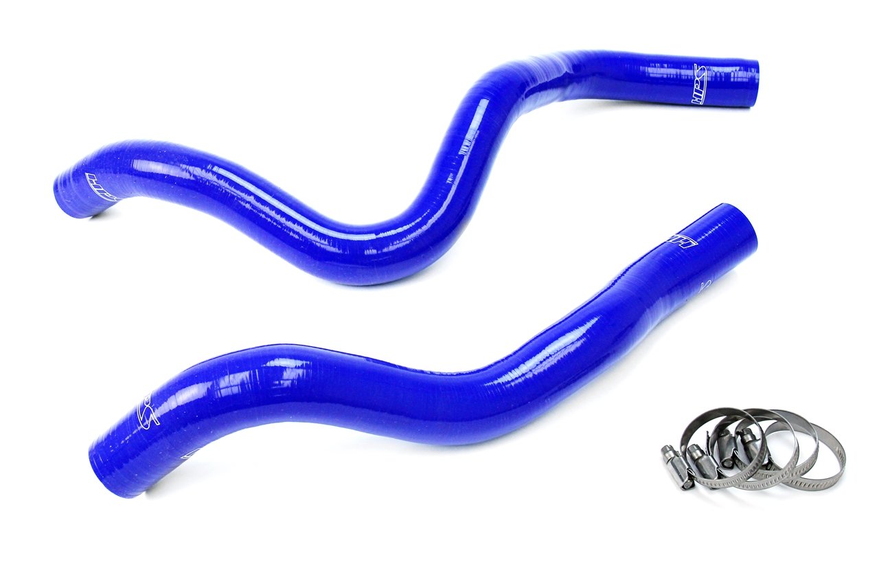 HPS Blue Reinforced Silicone Radiator Hose Kit Coolant Honda 16-18 Pilot 3.5L V6