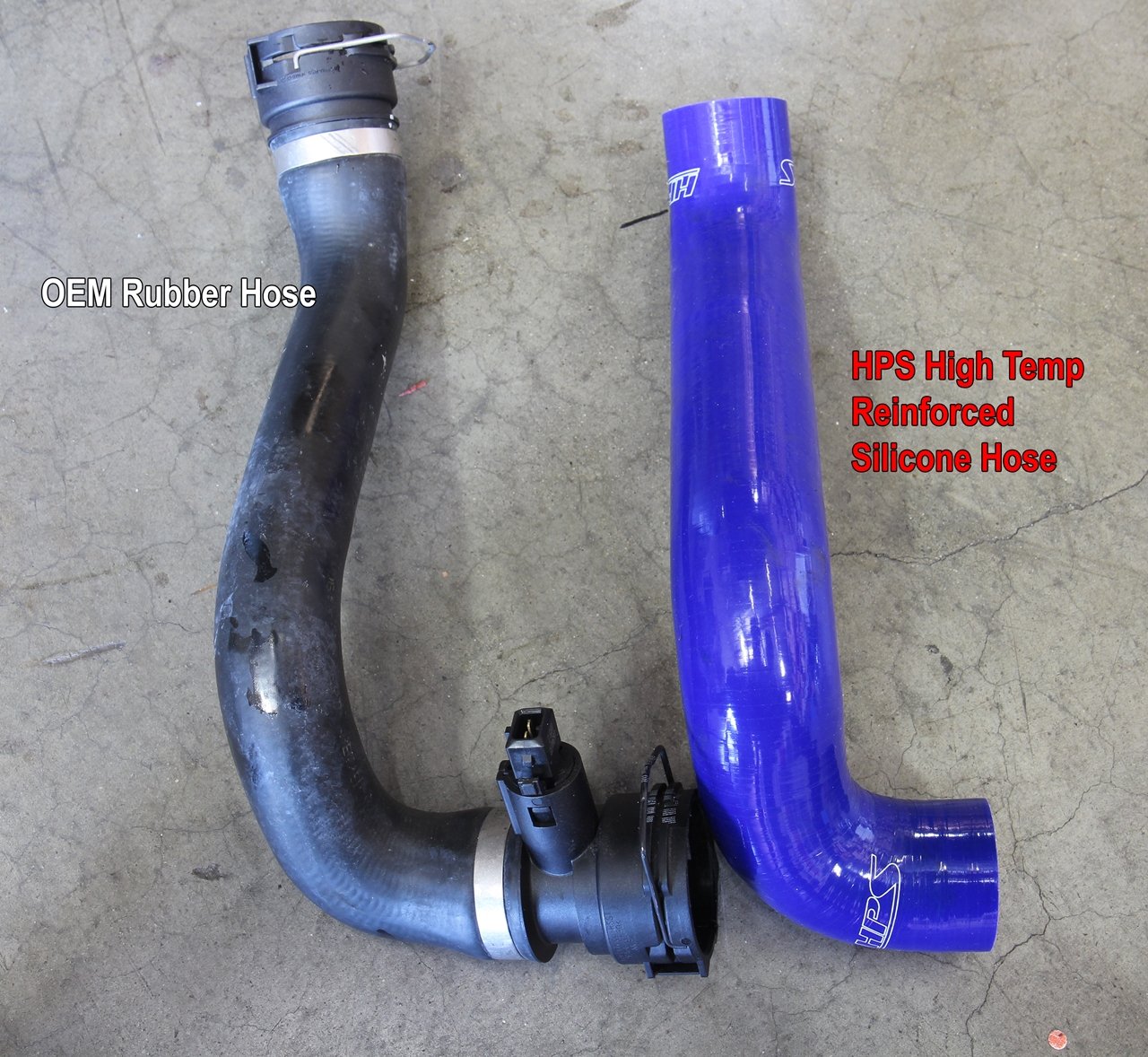 HPS Black Reinforced Silicone Radiator Hose Kit Coolant BMW 99-00 E46 328i M52 2.8L