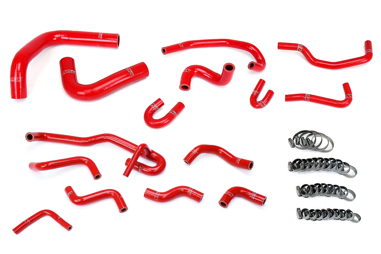 HPS Performance HPS Silicone Radiator + Heater Coolant Hose Kit Toyota 1990 1991 4Runner 3.0L V6 with Rear Heater Left Hand Drive, 57-2191