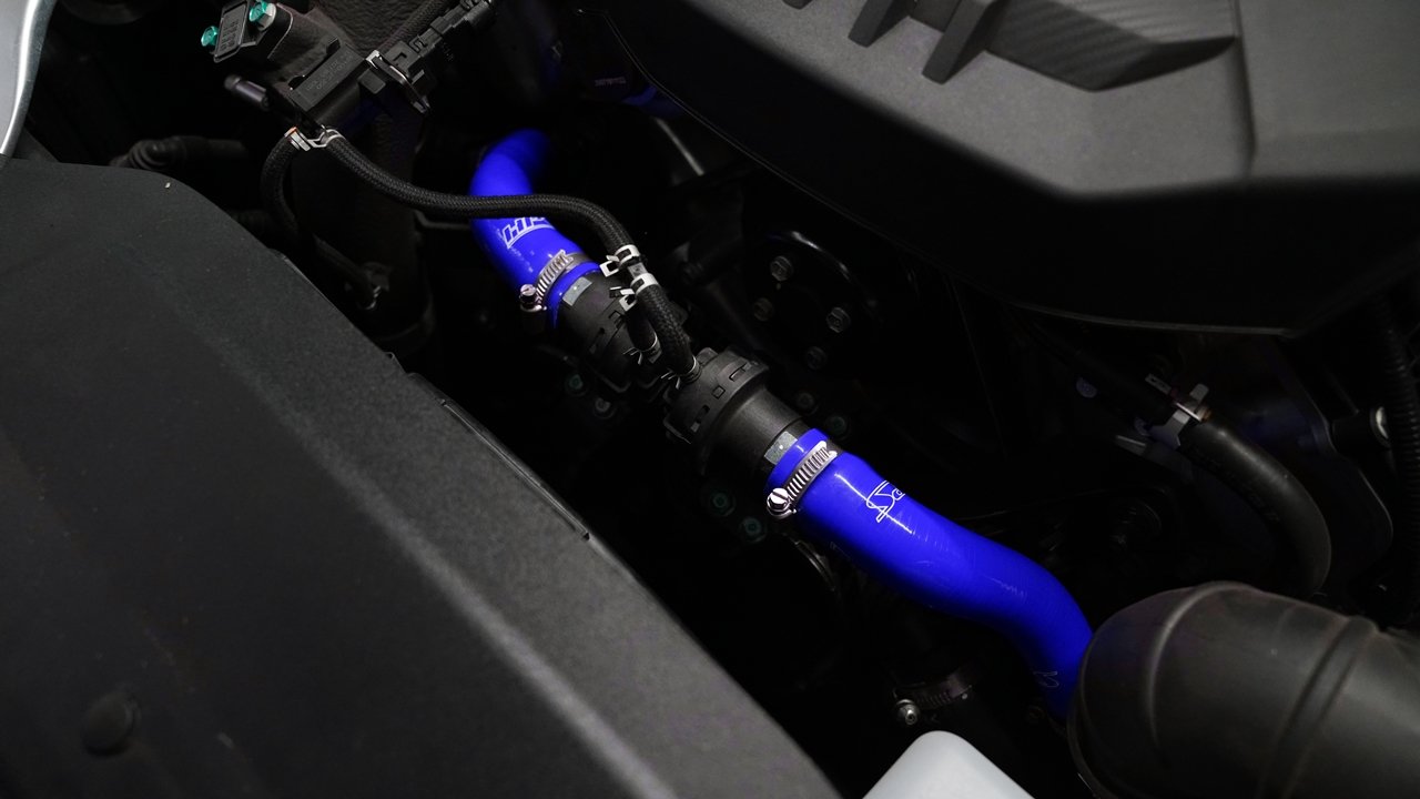HPS Performance HPS Silicone Breather BOV Hose Kit 2018-2020 Genesis G80 3.3T V6 Twin Turbo, 57-2045