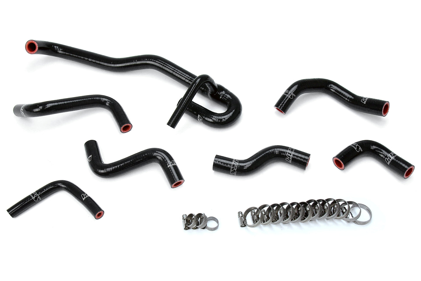 HPS Performance HPS Silicone Heater Coolant Hose Kit Toyota 1990-1991 4Runner 3.0L V6 with Rear Heater Left Hand Drive, 57-2190