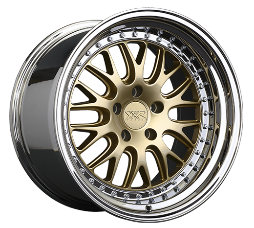 XXR 570 Wheel Hyper Gold / Platinum Lip 18x9.5 +35 5x100