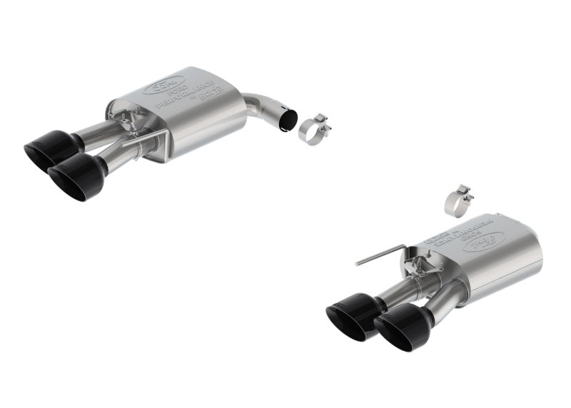 Ford Racing 2024 Mustang 5.0L Sport Active Axle-Back w/Valance - Black Tip M-5230-M5SBVA