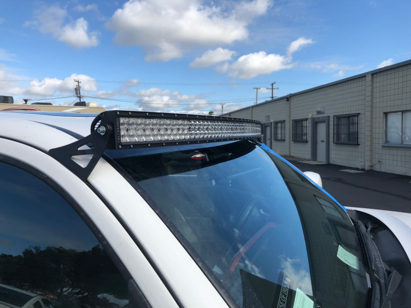 Cali Raised LED Cali Raised 05-23 Toyota Tacoma 52 Curved Led Light Bar Roof Brackets Kit - Brackets W/ 5D Optic Os CR2464