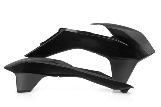 Acerbis 13-16 KTM SX125/150/ SX250/XC/ SX-F/XC-F/ EXC/XC-W/XCF-W Radiator Shroud - Black 2314250001