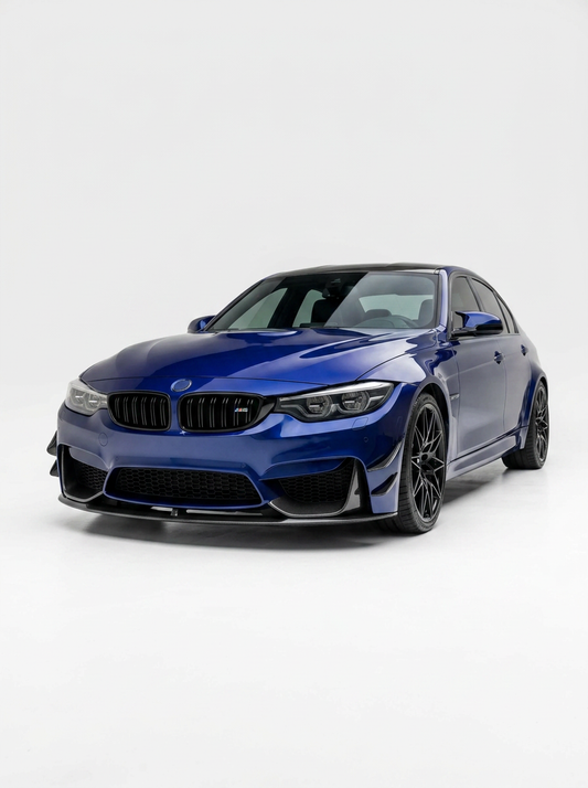 BMW 3 Series F80 M3 F82 F83 M4 M Performance Style Carbon Fiber Front Lip (2015 - 2019)