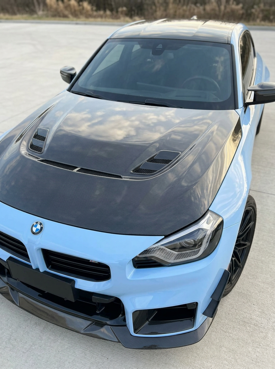 BMW 2 Series G87 M2 Carbon Fiber Hood (2023+)