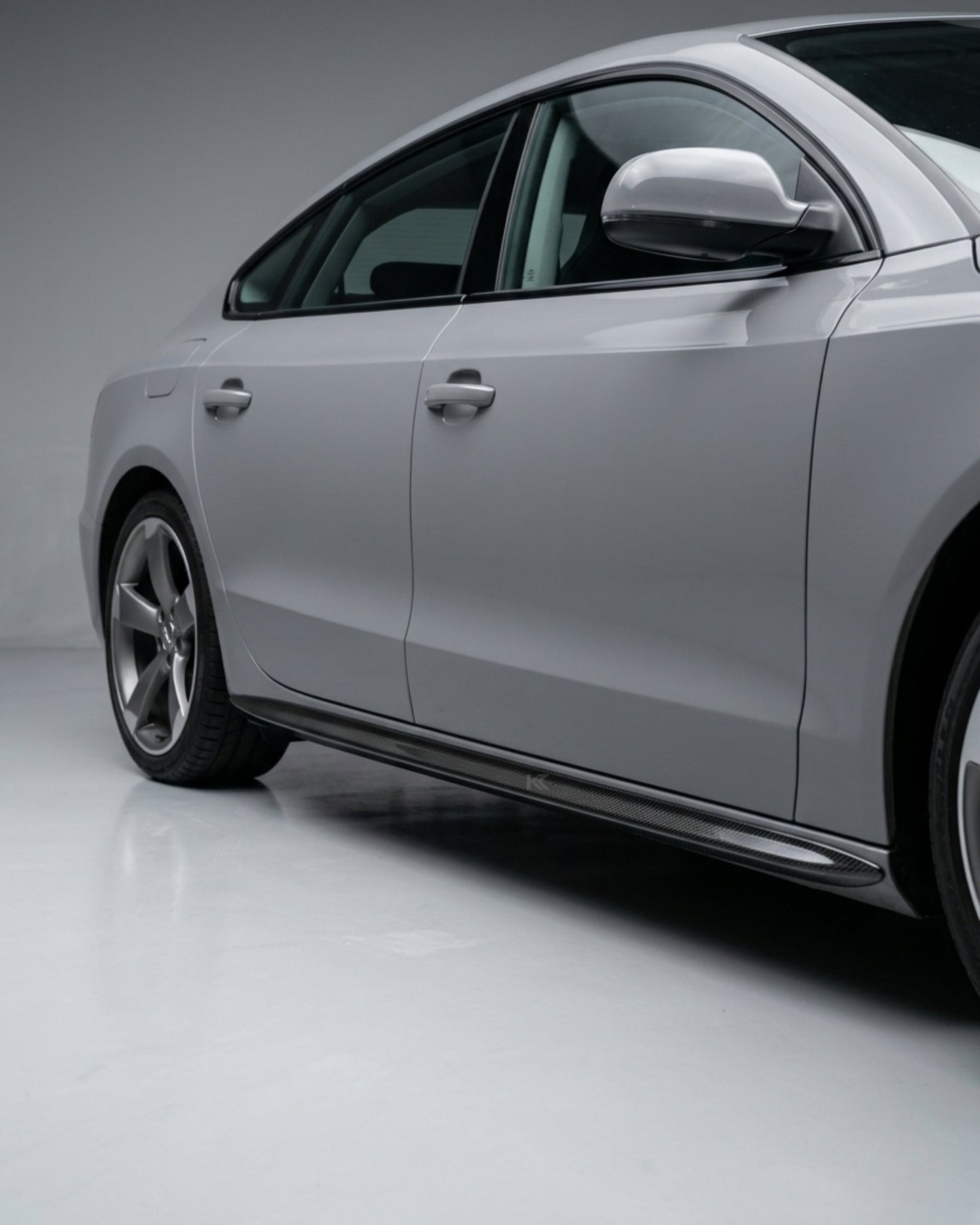 2010–2011 Audi A5 8T Sportback Side Skirt Extensions – Carbon Fiber