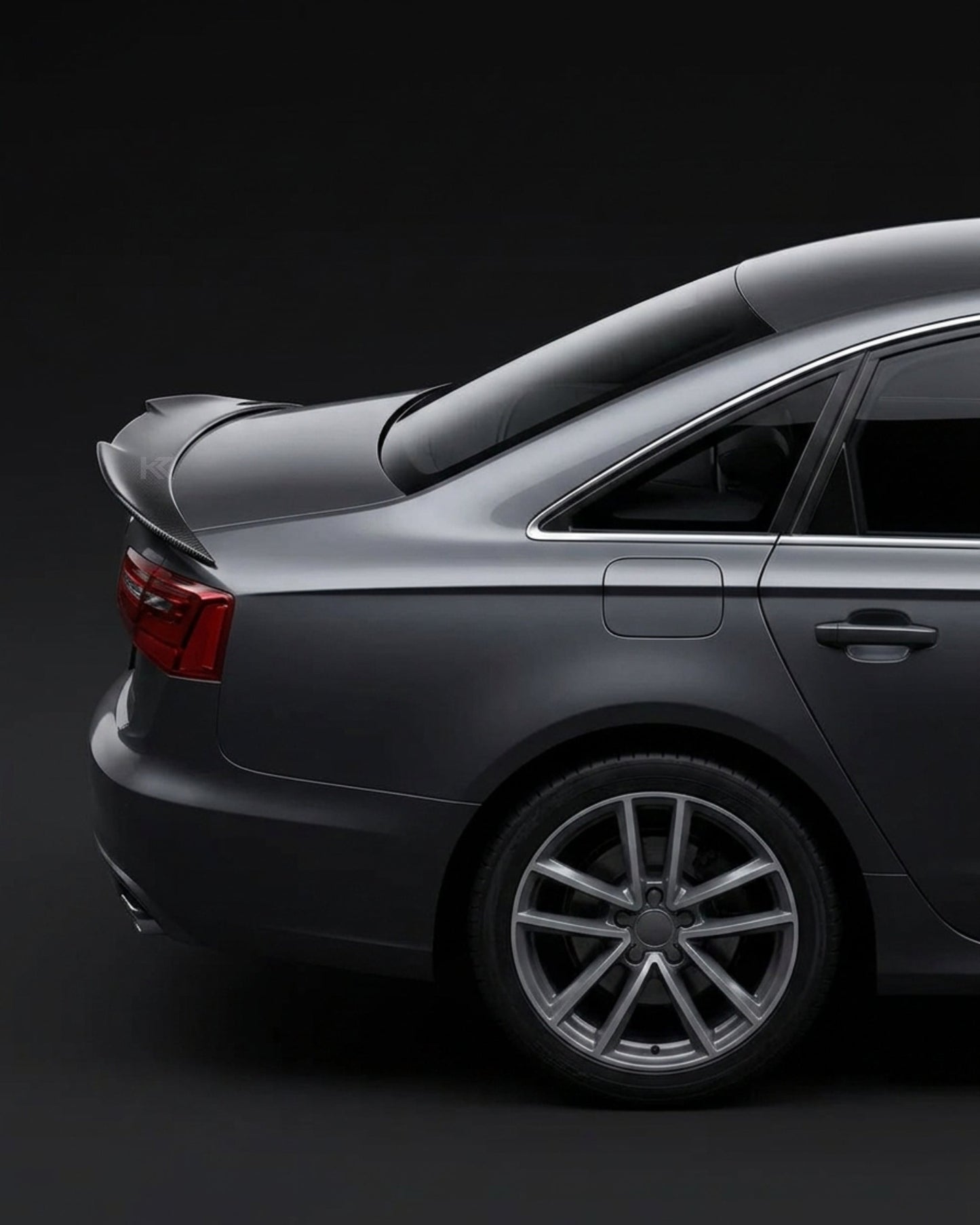 2012–2018 Audi A6 / S6 C7 4G Sedan Ducktail Style Rear Trunk Spoiler – Carbon Fiber