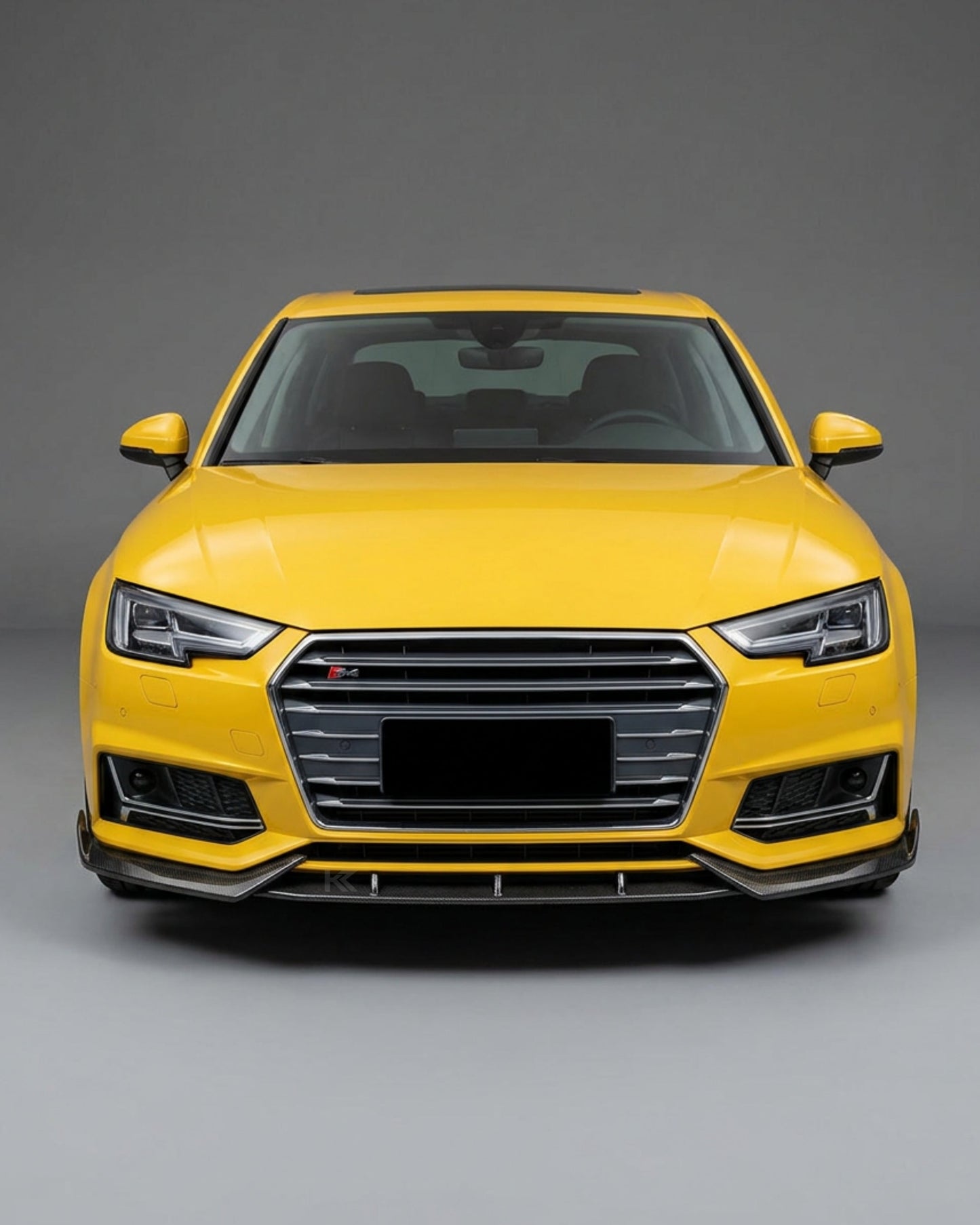 2017–2018 Audi A4 S-Line / S4 B9 Sedan 3-Piece Front Lip Kit – Carbon Fiber