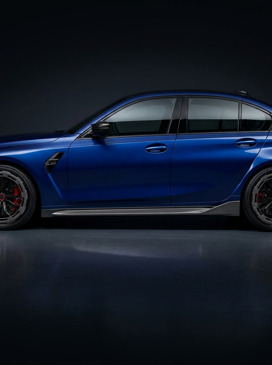 BMW 3/4 Series G80 G81 G82 G83 MP Style Carbon Fiber Side Skirts (2019 - 2024)