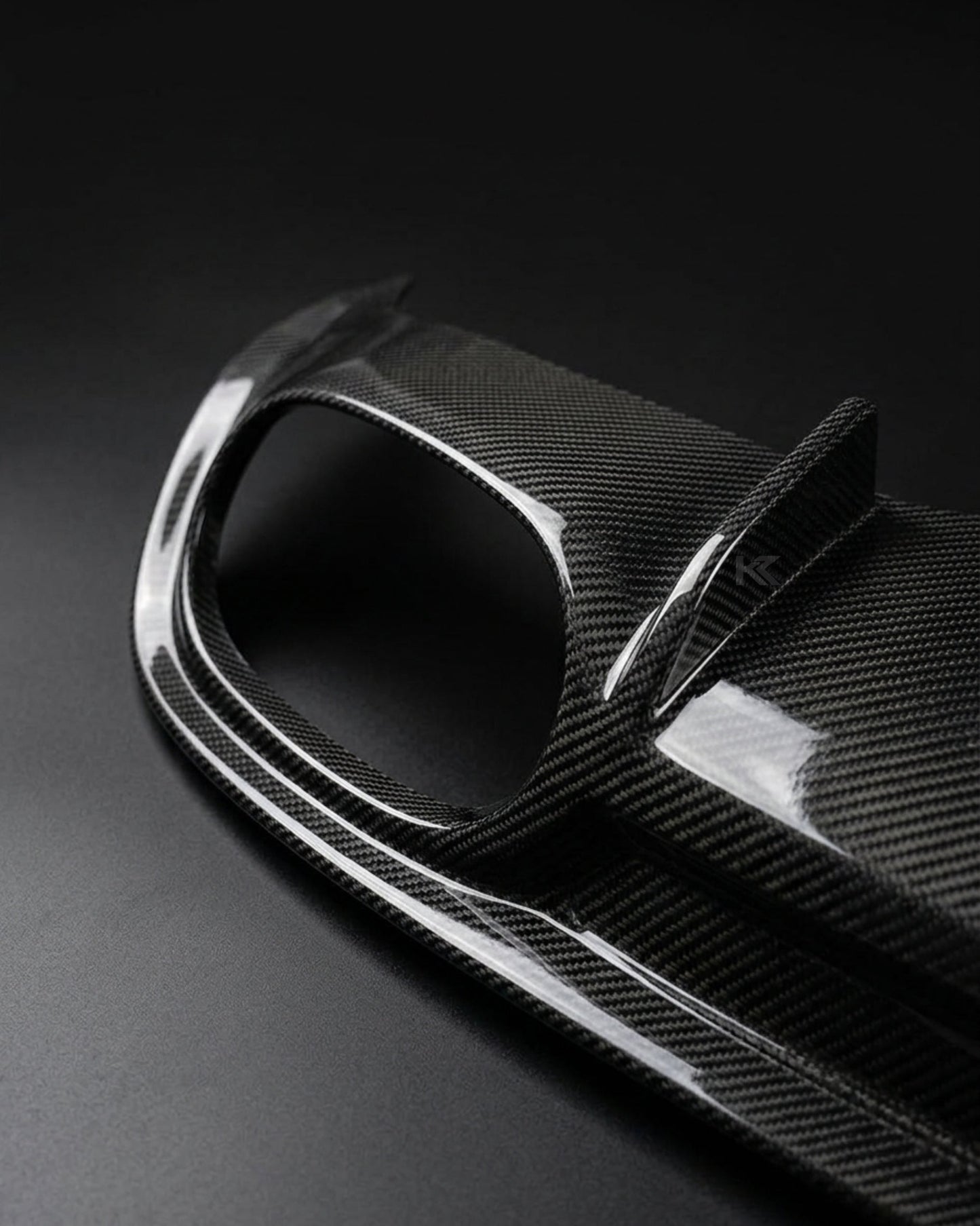 2013–2016 Audi A7 S-Line C7 Sportback Rear Bumper Diffuser – Carbon Fiber