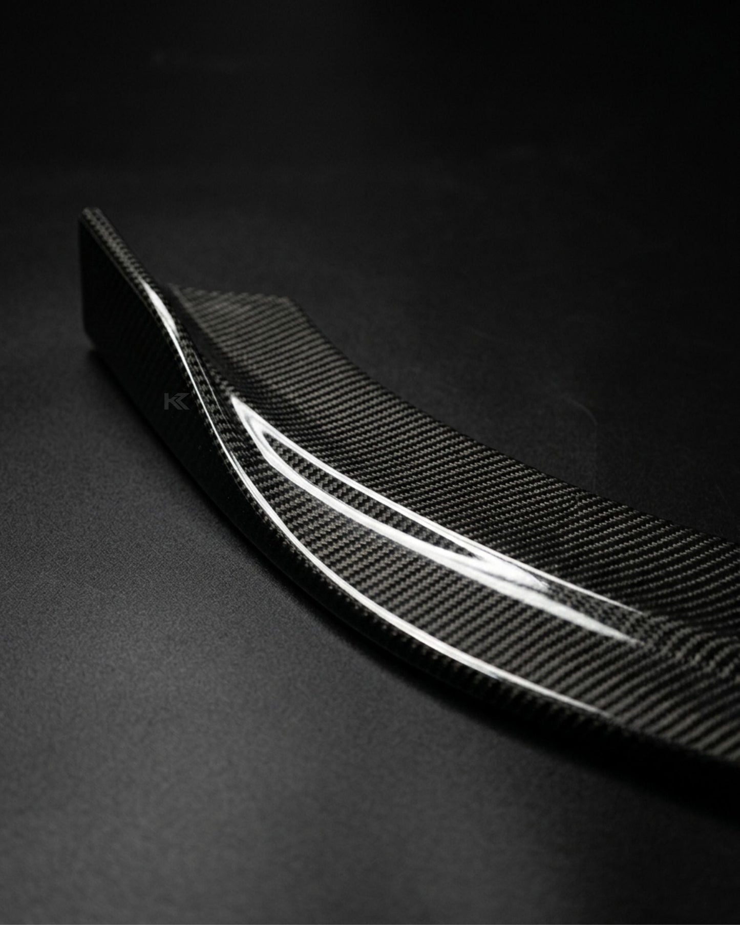 2008–2009 Audi TT 8J MK2 Coupe Front Bumper Lip Splitter – Carbon Fiber