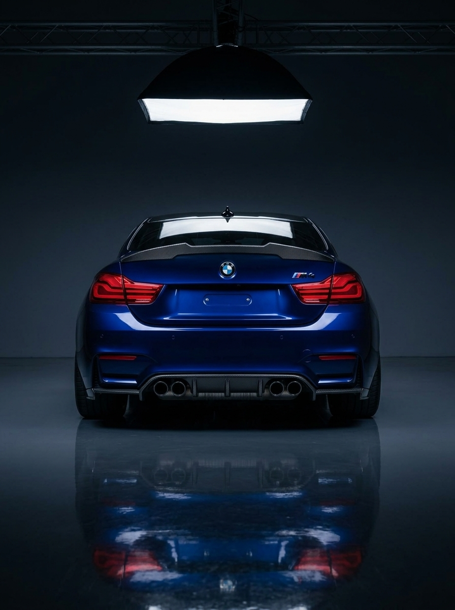 BMW 4 Series F82 M4 PSM Style Carbon Fiber Trunk Spoiler (2014 - 2020)