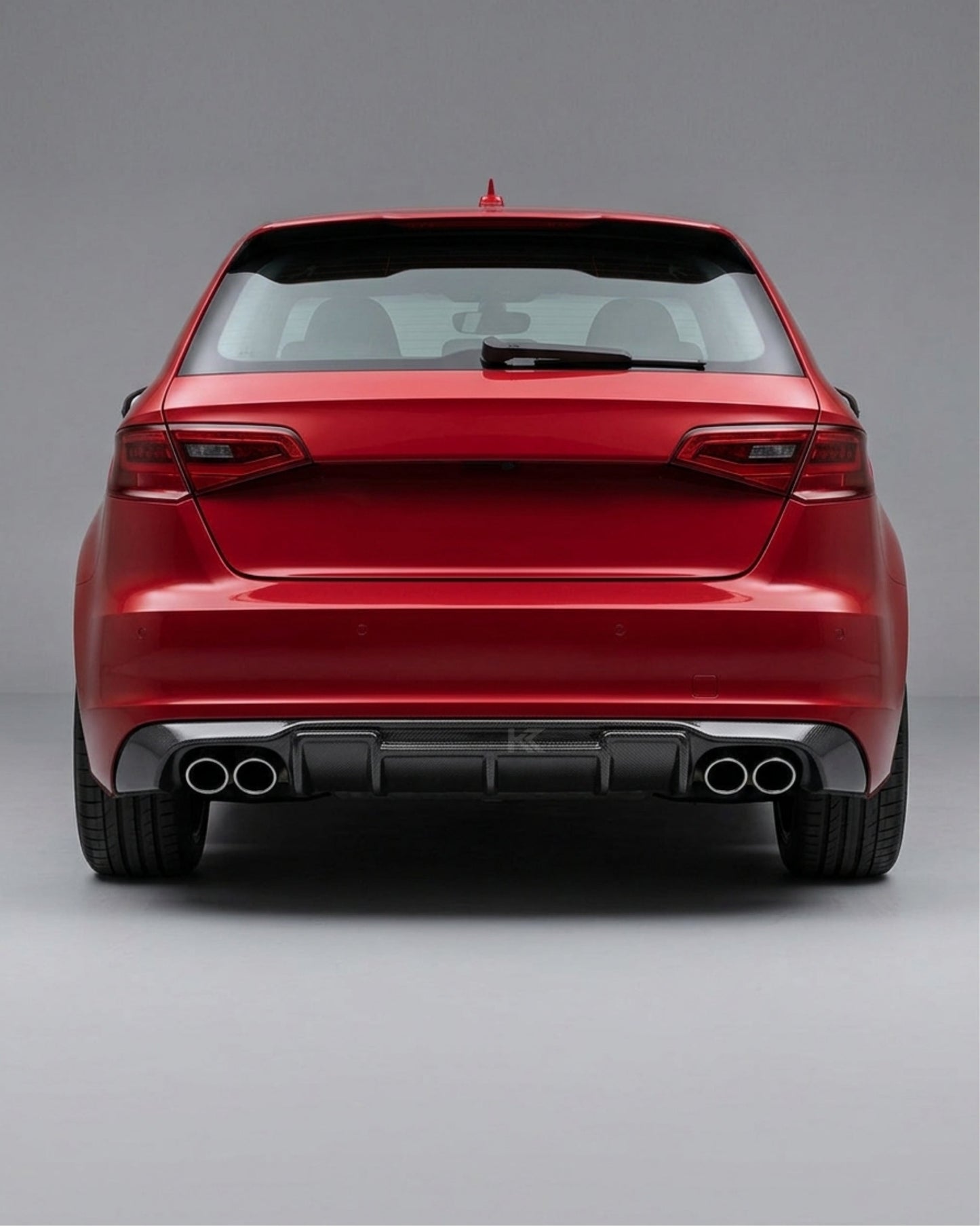 2013–2016 Audi A3 / S3 / RS3 8V Sportback Rear Bumper Diffuser – Carbon Fiber
