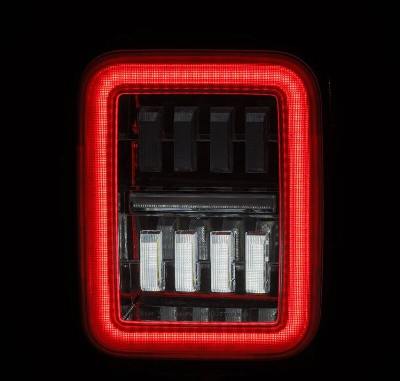 AlphaRex 19-24 Jeep Gladiator JT Nova-Series Prismatic LED Tail Lights - Chrome 602060 *Discontinued