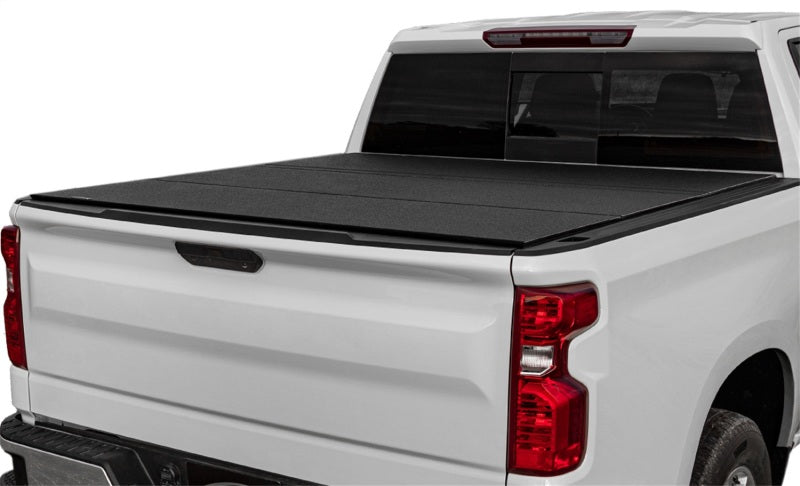 Access LOMAX Tri-Fold Cover Black Urethane - 07-13 Chevy Silverado 1500 5ft 8in Bed (Except Classic) B3020059