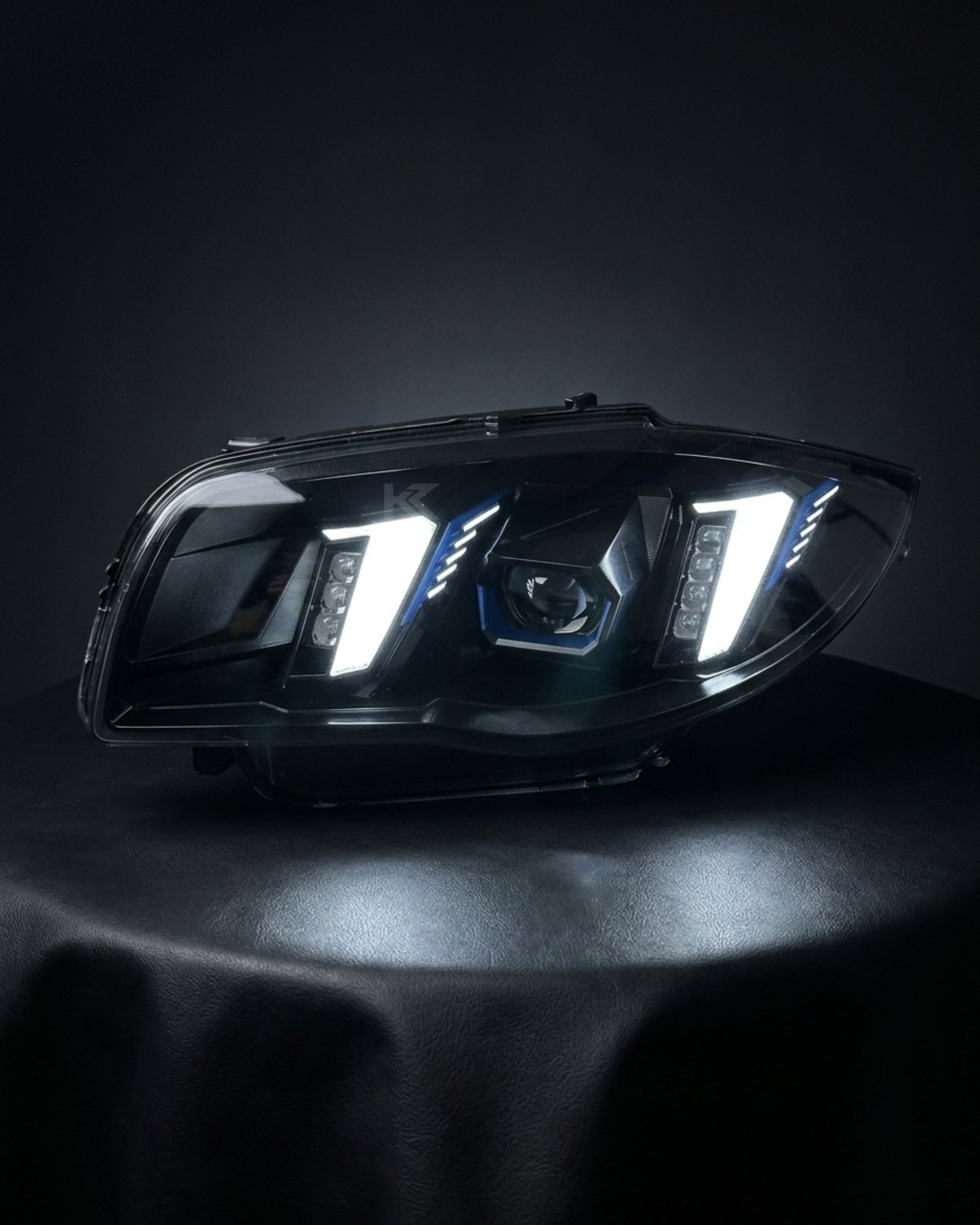 BMW 1 Series E87 Snake Eye Laser LED Headlight Assembly with Dual-Color DRL (Yellow / White) 2004 - 2011 (116i / 118i / 120i / 125i)