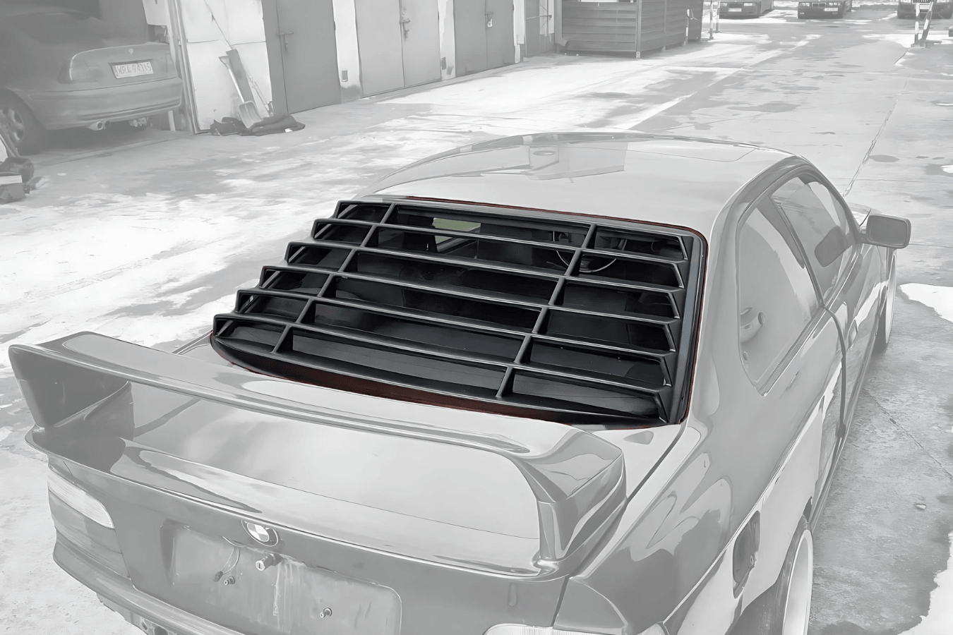 BMW E36 Coupe Series 3 Black Back Windshield Louvers (1992 - 1999)