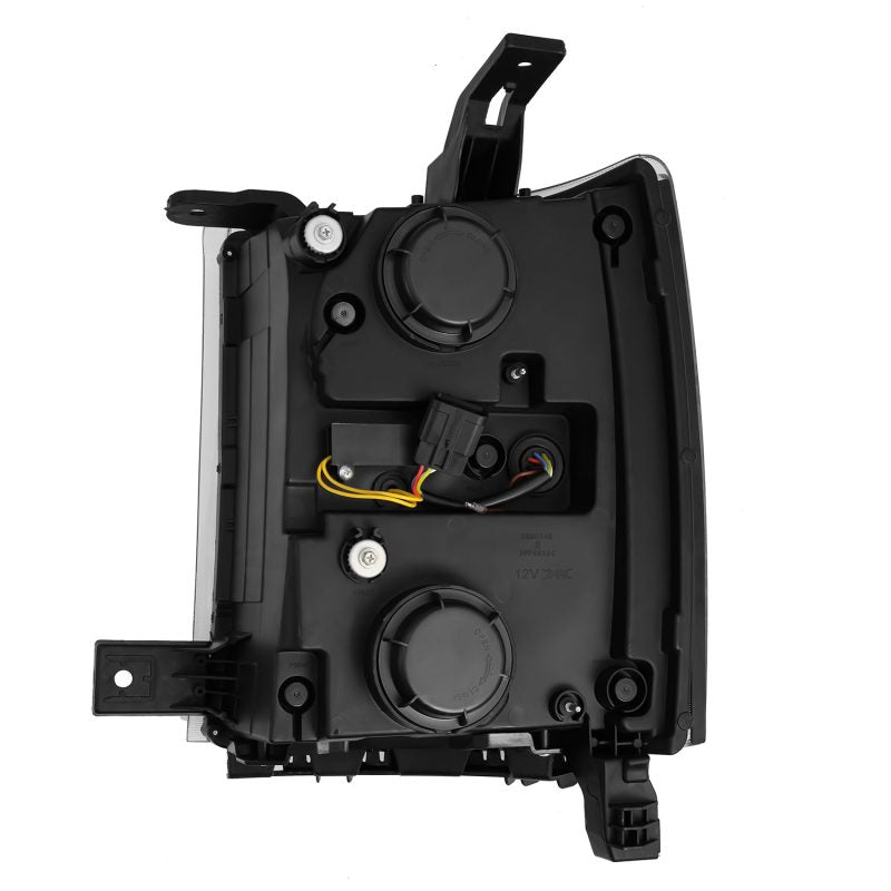AlphaRex 04-15 Chevy 1500HD LUXX-Series LED Proj Headlights Black w/Activ Light/Seq Signal 880242 *Discontinued