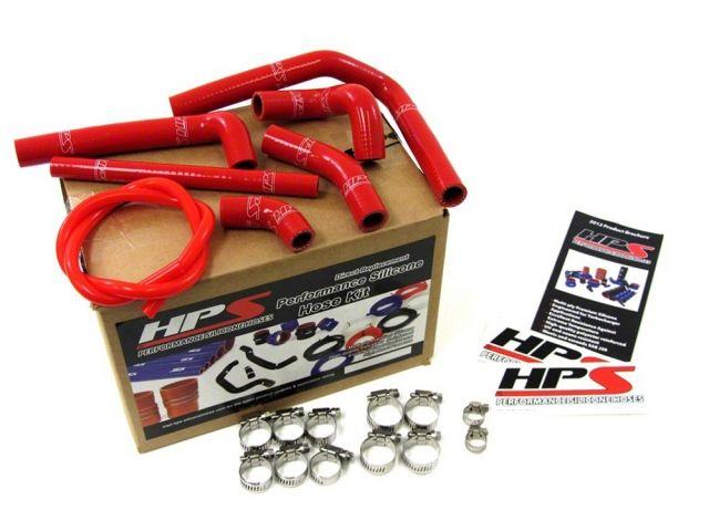 HPS Performance HPS Red Reinforced Silicone Radiator Hose Kit Coolant Honda 02-07 CR250R 2 Stroke