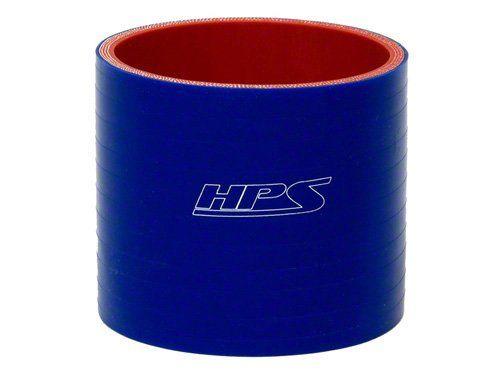 HPS 4" ID, 4" Length, Silicone Straight Coupler Hose, High Temp 4-ply Reinforced, 102mm ID, Blue