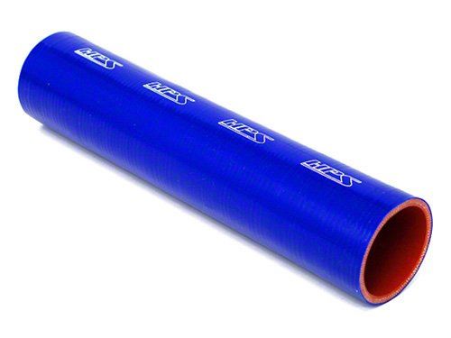HPS 3" ID, 1 Foot Length, Silicone Straight Coupler Tube Hose, High Temp 4-ply Reinforced, Blue, 76mm ID