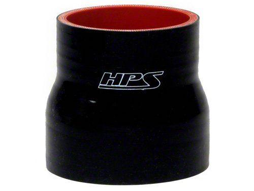 HPS 1" - 1-1/4" ID, 3" Length, Silicone Straight Reducer Coupler Hose, High Temp 4-ply Reinforced, 25mm - 32mm ID, Black