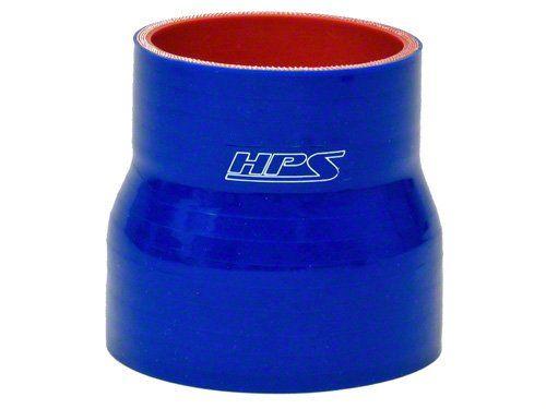 HPS 1-3/4" - 2" ID, 3" Length, Silicone Straight Reducer Coupler Hose, High Temp 4-ply Reinforced, 45mm - 51mm ID, Blue