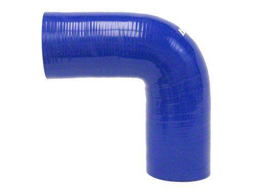 HPS 3/8" (9.5mm) 4-ply 90 Degree Silicone Elbow Coupler Blue