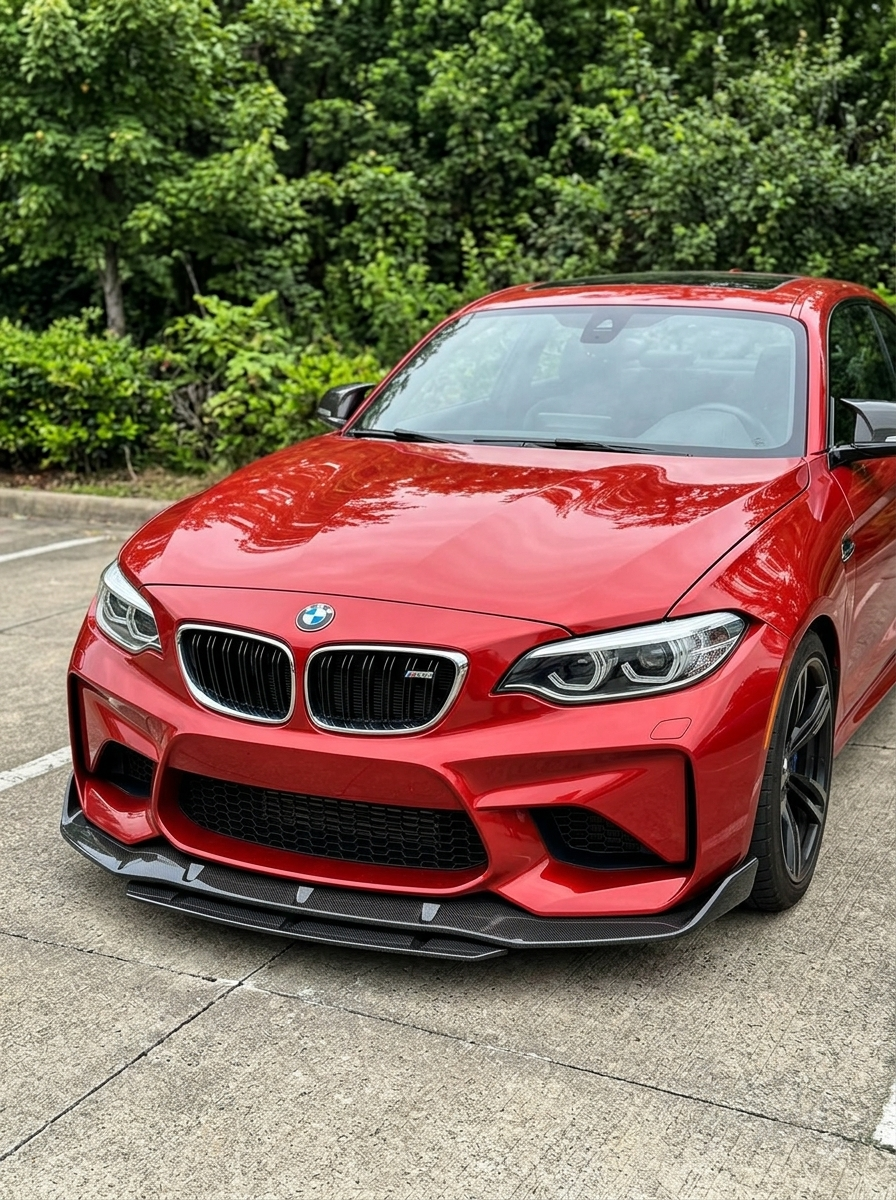 BMW 2 Series F87 M2/M2C K2 Carbon Fiber Front Lip (2016 - 2019)