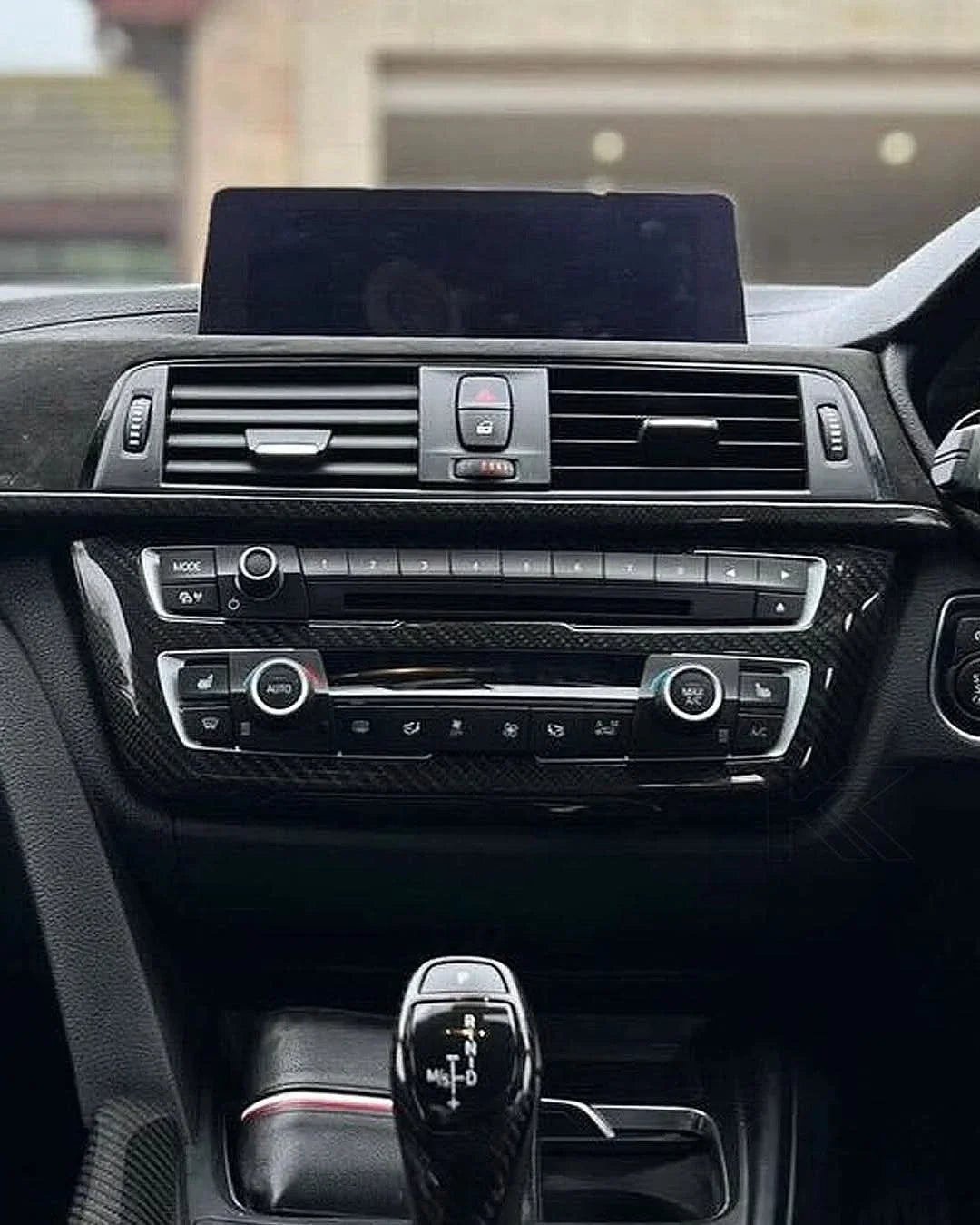 BMW 3 Series F30 Carbon Fiber Radio Cover Trim (2011 - 2019)