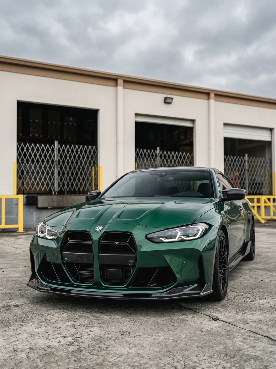 BMW 3 Series M3 G80 M4 G82 CSL Style Carbon Fiber Front Grille (2021 - 2023)