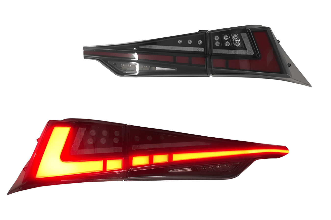 Lexus IS 300h Modern Tail Light Upgrade (RGB Color Changing) LED Tail Lights (2014-2020)