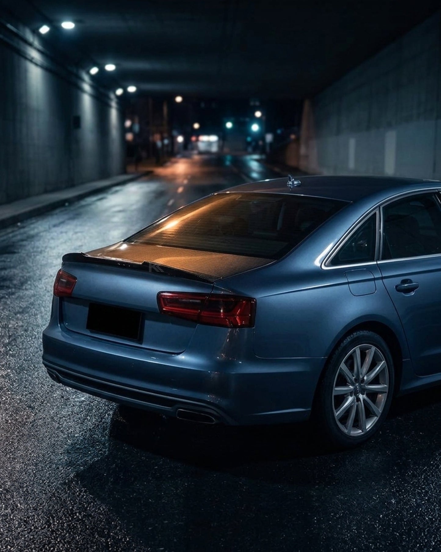 2012–2018 Audi A6 / S6 C7 4G Sedan Ducktail Style Rear Trunk Spoiler – Carbon Fiber