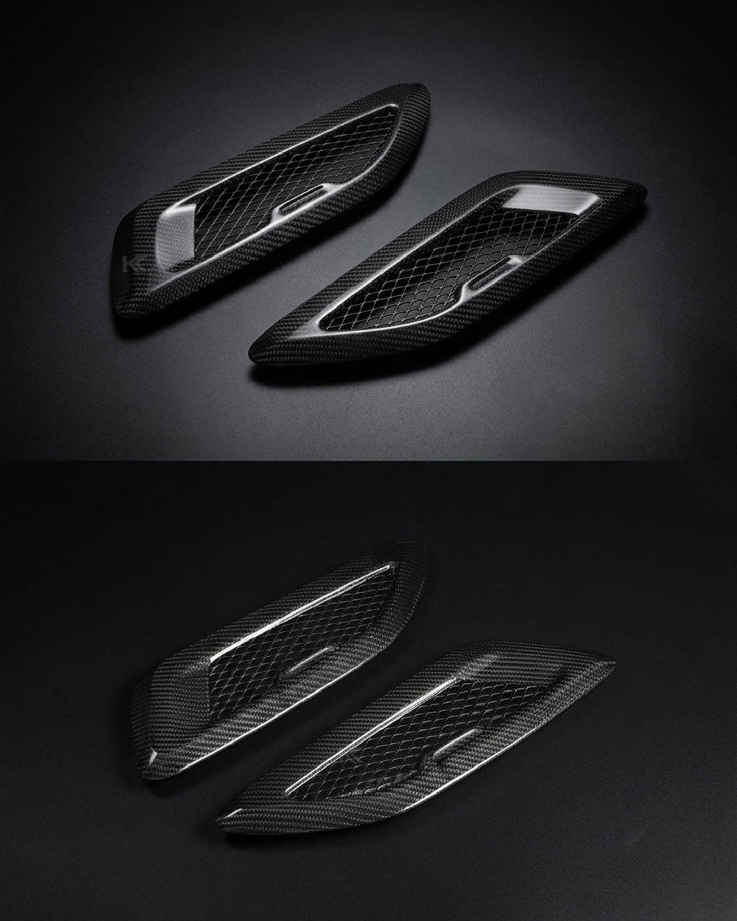 BMW F80 M3 / F82 M4 / F87 M2 / F90 M5 / G30 Universal Hood Vents – Carbon Fiber