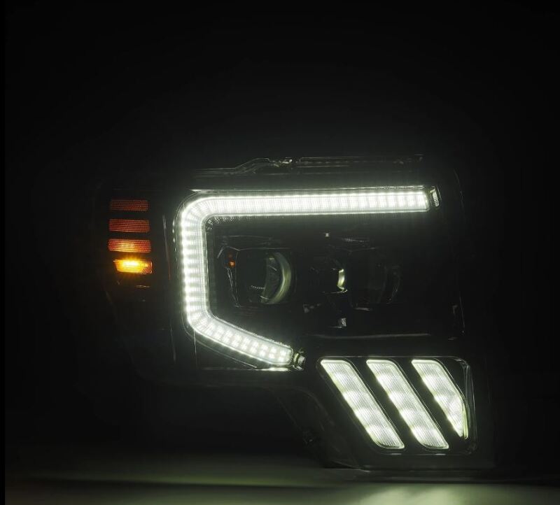 AlphaRex 09-14 Ford F-150 PRO-Series Projector Headlights Black w/Activation Light Seq Signal SB DRL 880483 *Discontinued