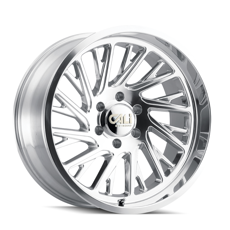 Cali Off-Road 9114 Purge 20x12 / 8x165.1 BP / -51mm Offset / 125.2mm Hub Polished Wheel 9114-2281P
