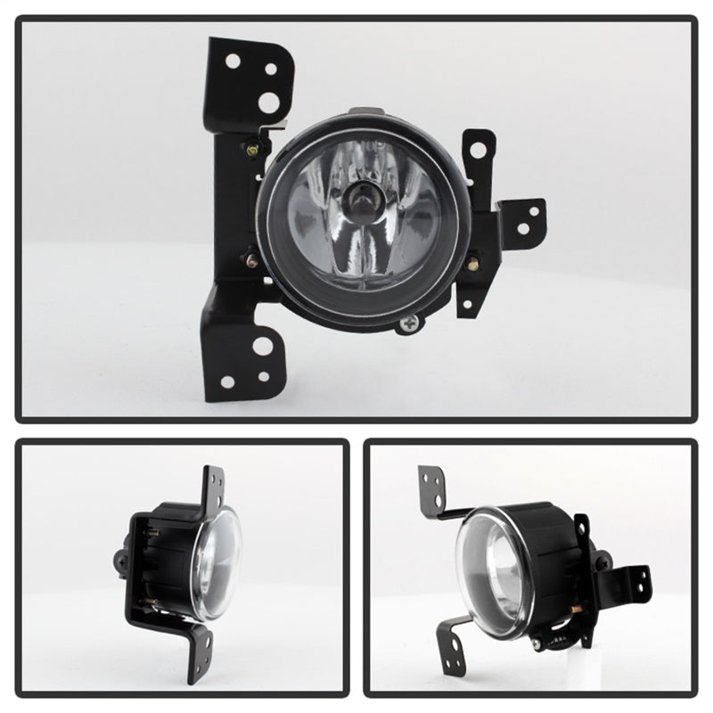 Spyder Mitsubishi Mirage 2014+ OEM Fog Lights w/Switch Clear FL-MM2014-C 5077769