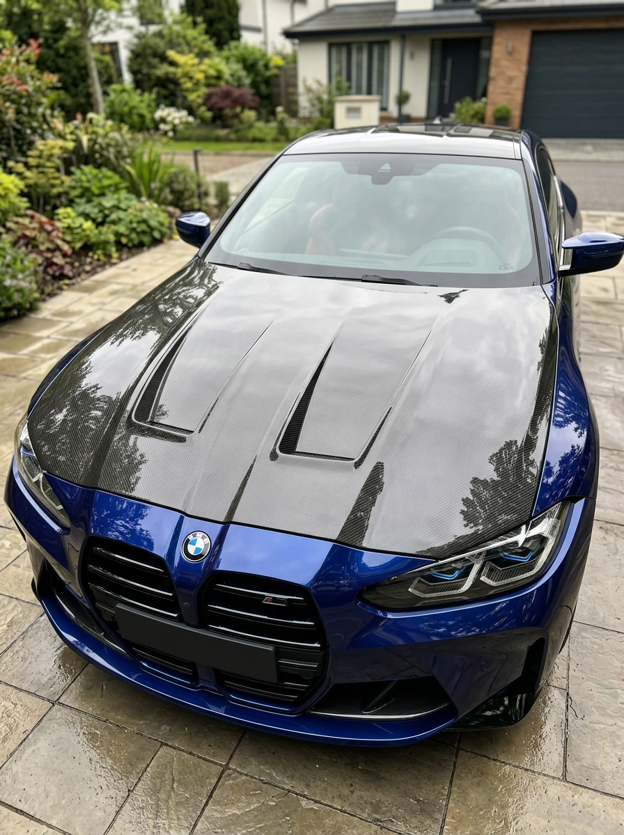 BMW 3 Series G80/G81 M3 & 4 Series G82/G83 M4 A Style Carbon Fiber Front Hood (2019+)
