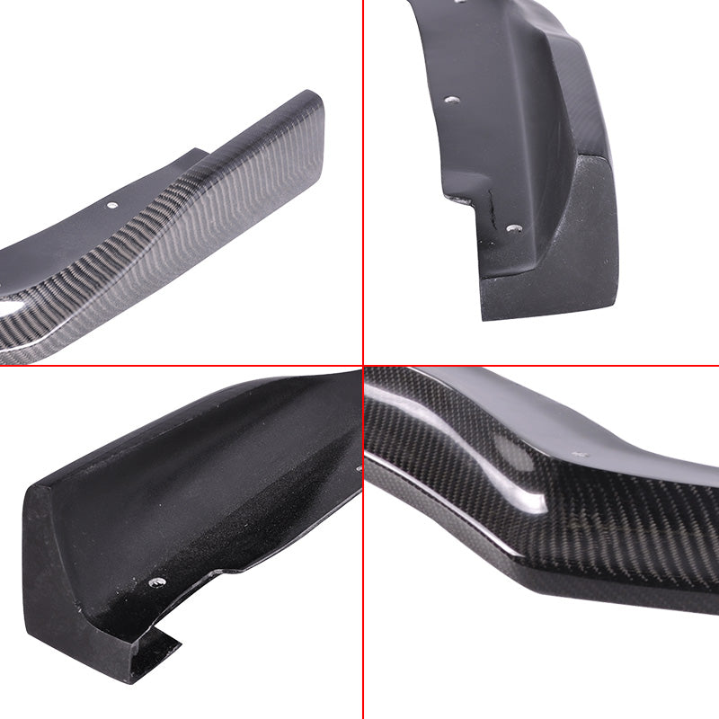 2015-2017 Subaru WRX STI CS Style Front Bumper Lip Real Carbon Fiber