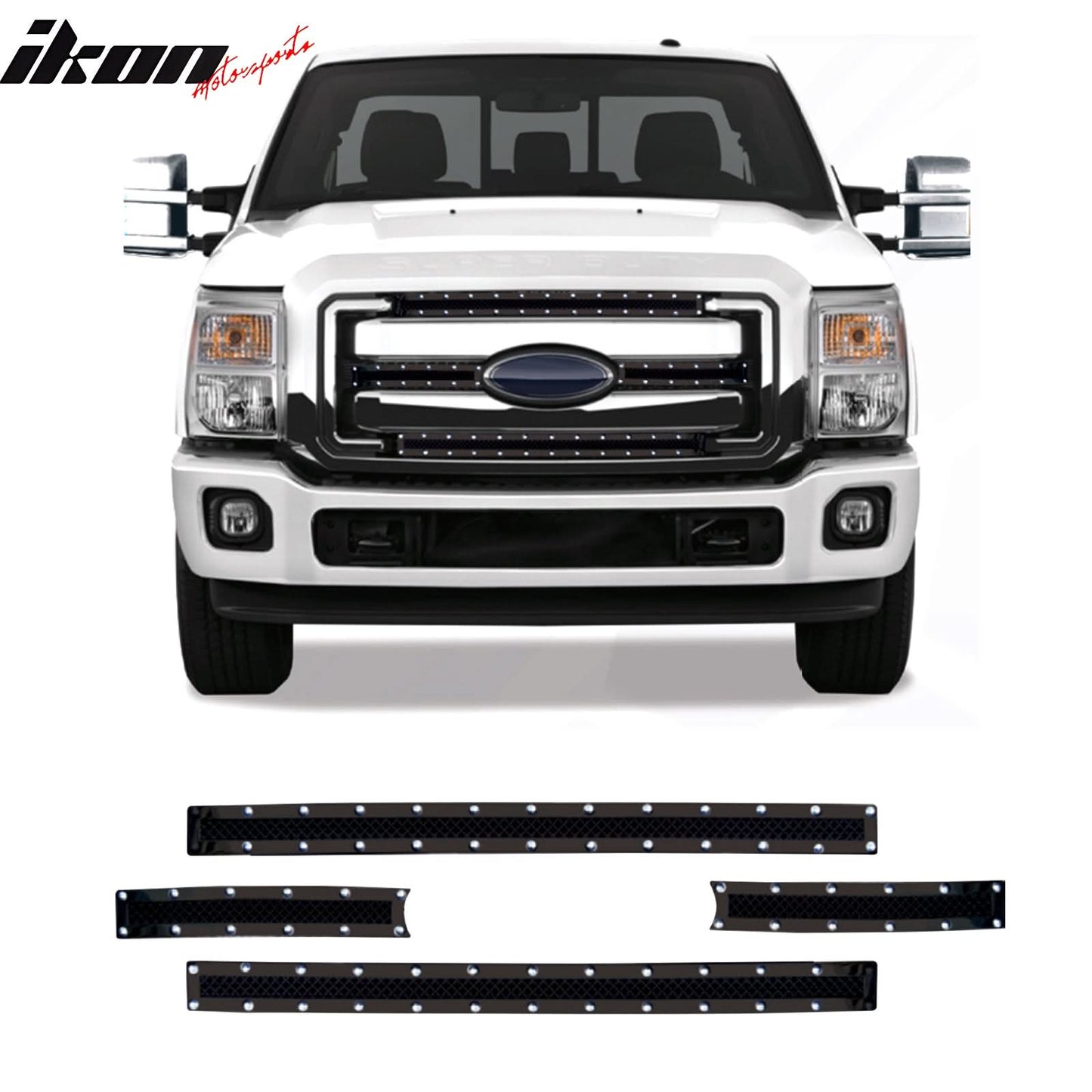 2005-2007 Jeep Grand Cherokee Stainless Steel Mesh Upper Grille Insert