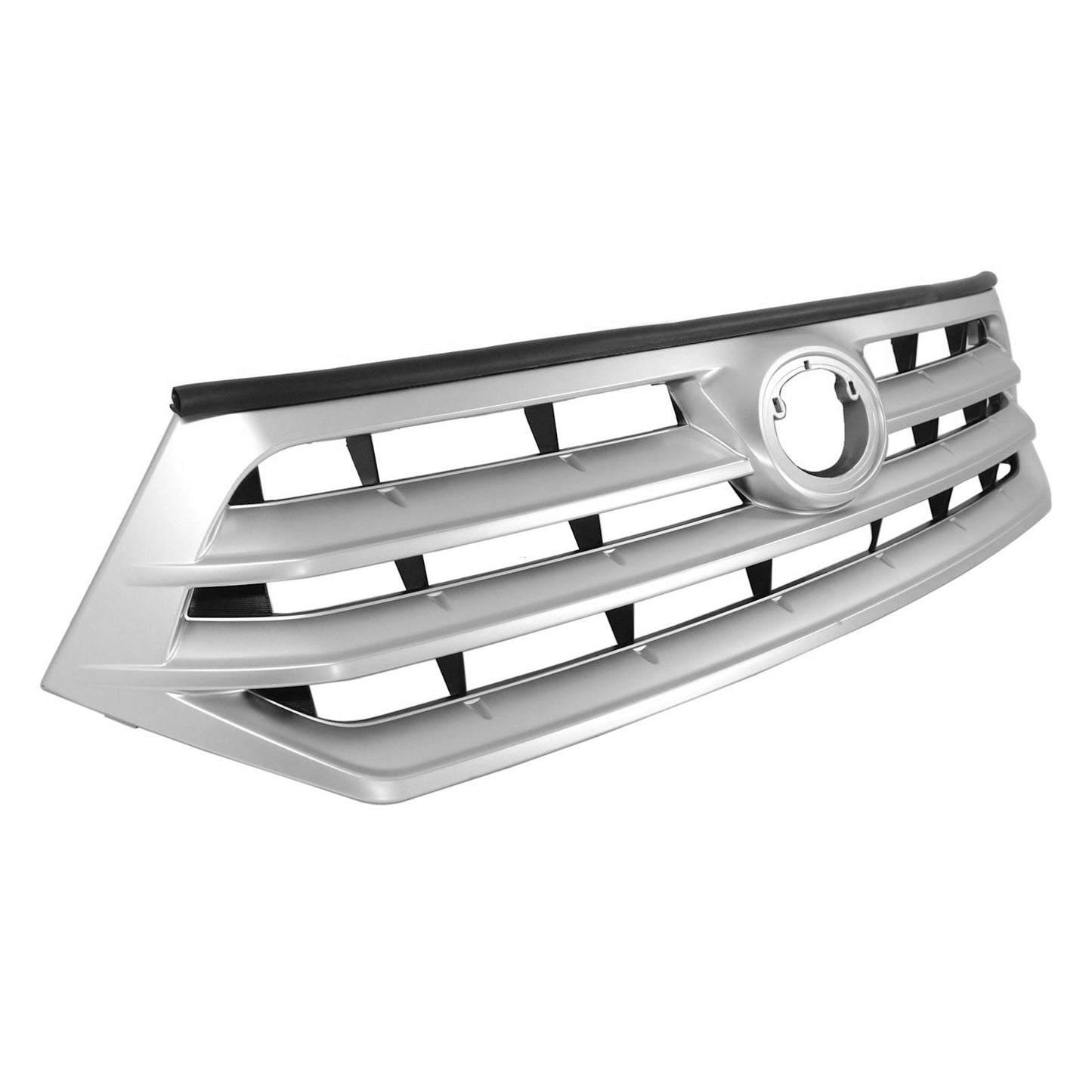 2011-2013 Toyota Highlander Chrome Front Bumper Hood Insert Grille ABS
