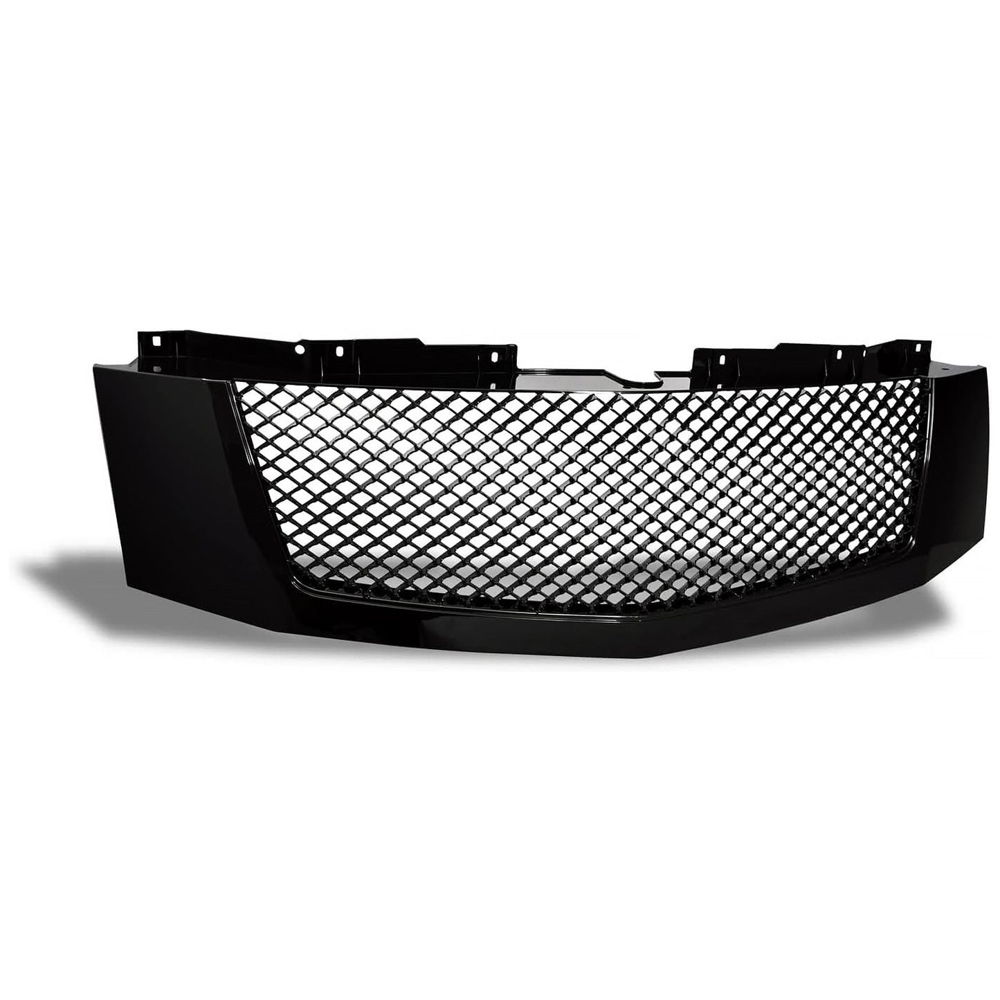 2007-2014 Cadillac Escalade Mesh Style Front Bumper Grille Black ABS