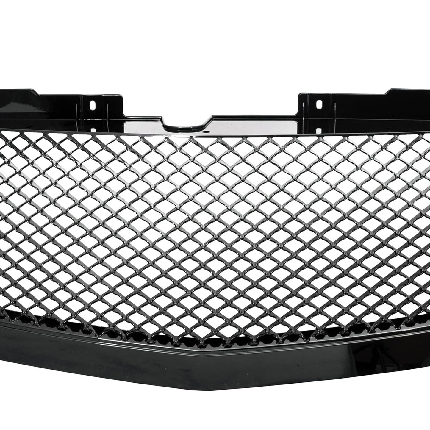2007-2014 Cadillac Escalade Mesh Style Front Bumper Grille Black ABS