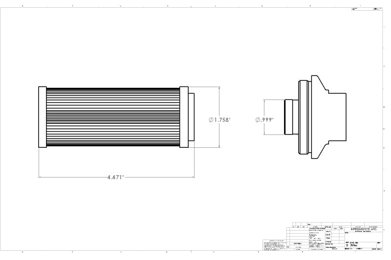 Aeromotive Fuel Filter Kit