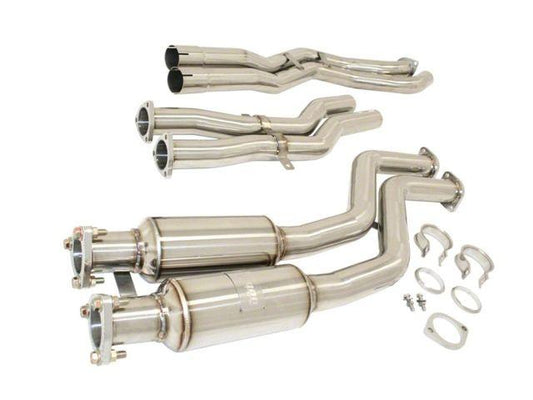 Megan Racing Mid Pipe for BMW E46 M3 2001-2006 - T-304 Stainless Steel MIDPIPE-BE46M3