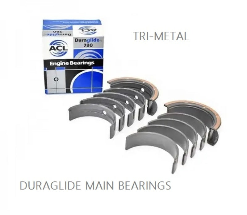 ACL 1965-2000 Chevy V8 396/402/427/454 .30mm Oversized Main Bearing Set 5M829P-30