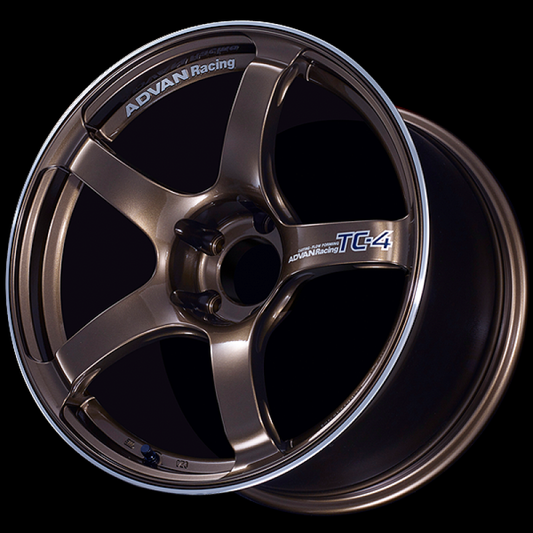 Advan TC4 18x7.5 / +42 Offset / 5x112 / 66.5mm Bore / Umber Bronze Metallic and Ring YAD8F42MUAR
